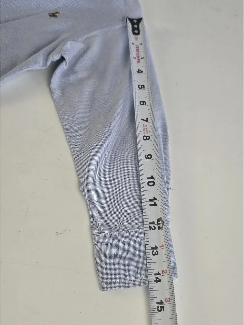 Ralph Lauren Boys Denim Blue Button Down Shirt Cotton Long Sleeve 3T Color Pony